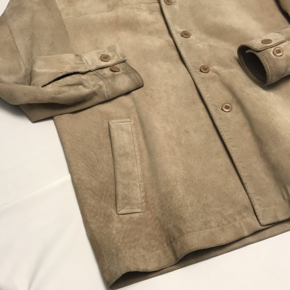 Mens Jones New York Vintage Suede Button Down Jacket/Blazer - Picture 5 of 15